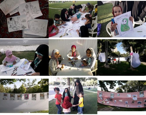 هفته عفاف وحجاب(غرفه نقاشی کودکان)